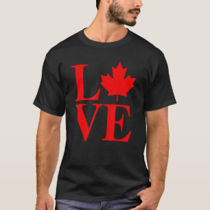 Liebe Kanada Ahornblatt 2022 Vintage Canada Day T-Shirt