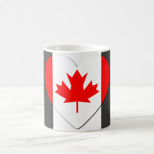 Liebe Kanada - Flag Vintage Mugs Verwandlungstasse