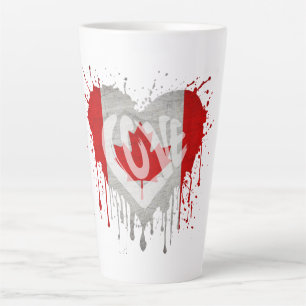 Liebe Kanada-Flagge Milchtasse