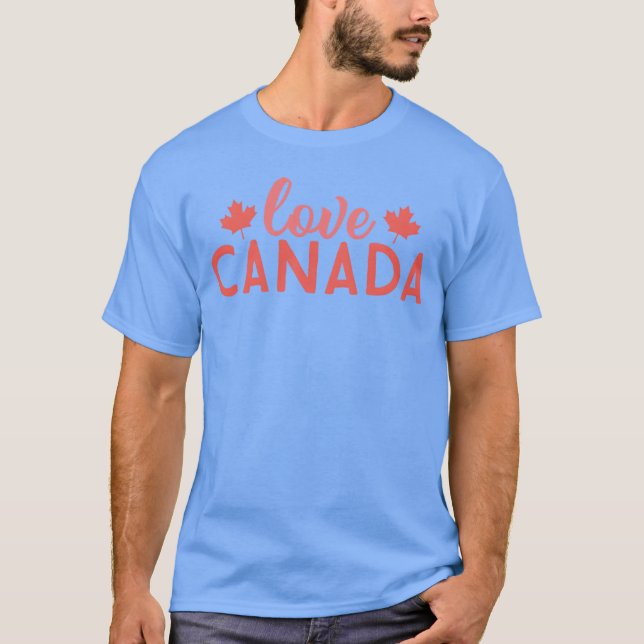 liebe Kanada lustig T-Shirt (Vorderseite)
