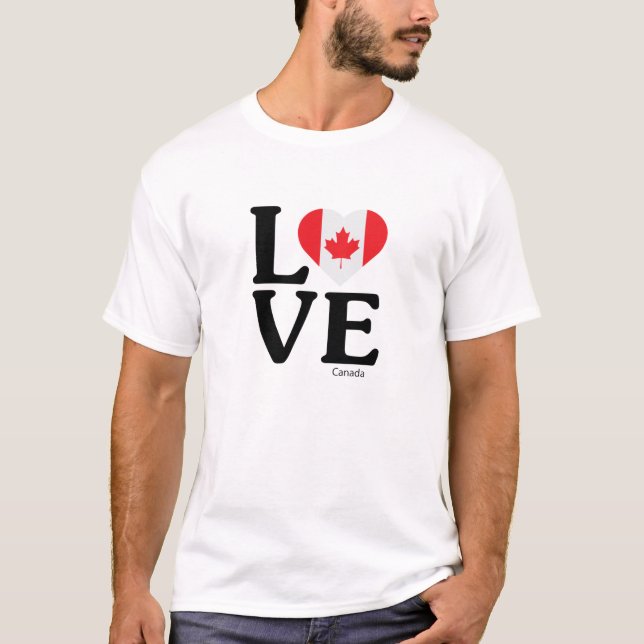 Liebe Kanada T-Shirt (Vorderseite)