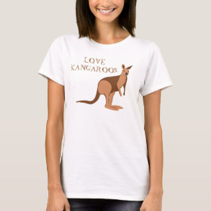 Liebe Kangaroos Australian Animal T-Shirt