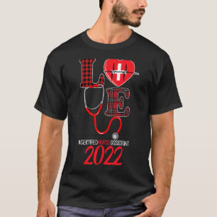 Liebe kann Herzschlag 2022 Lebensdauer der Pflege T-Shirt
