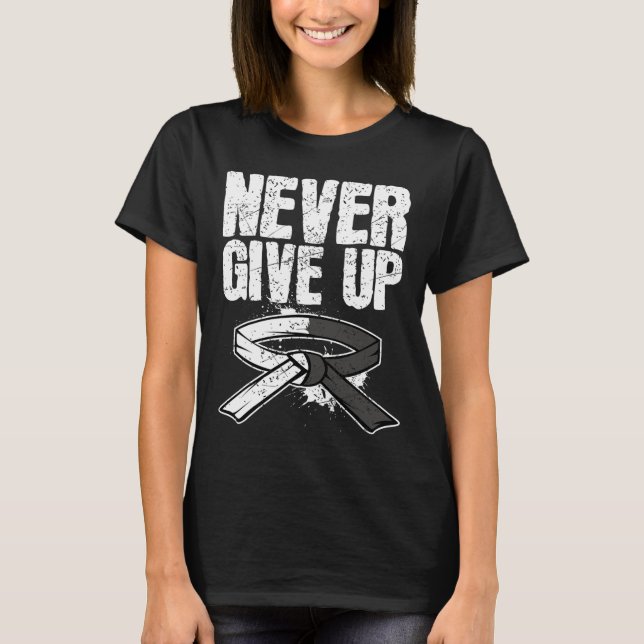 Liebe Karate Black Belt Geschenk Design Kampfkunst T-Shirt (Vorderseite)