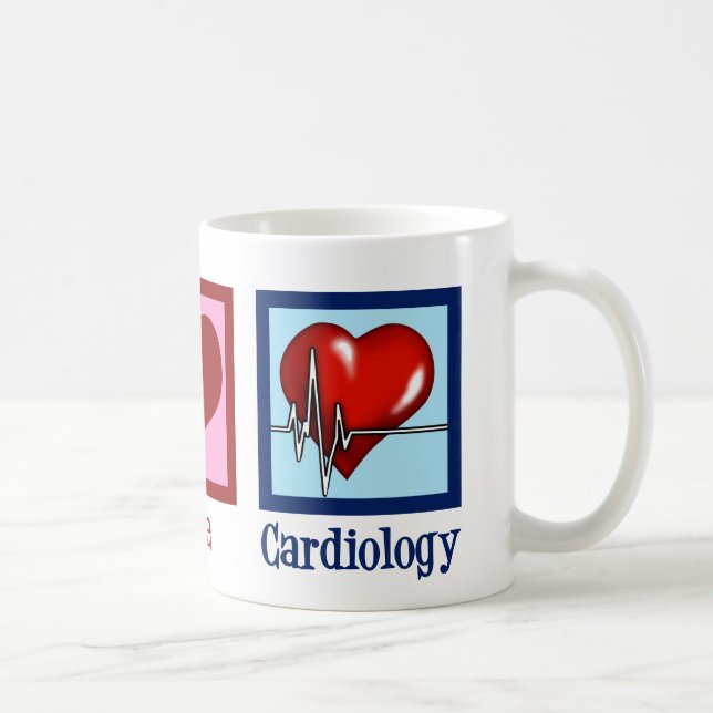 Liebe Kardiologie Herzchirurg Herzschlag Kaffeetasse (Rechts)