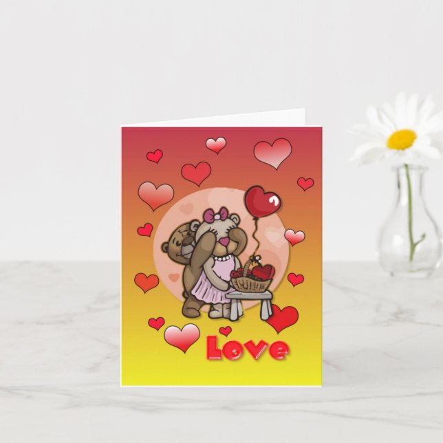 Liebe Karte (Kleine Pflanze)