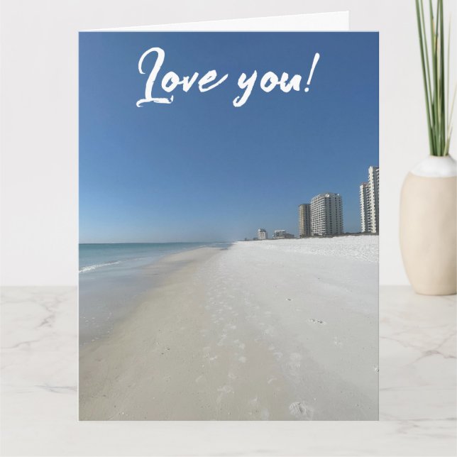 Liebe Karte (Vorderseite)