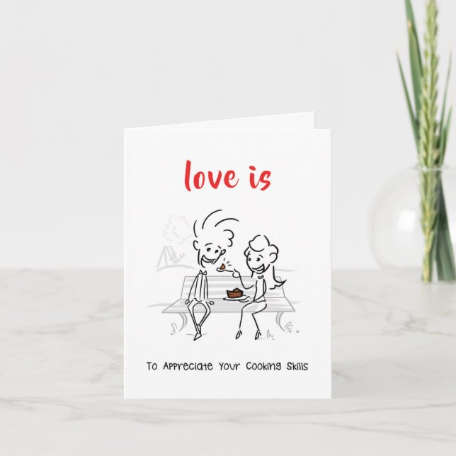 Liebe Karte (Vorderseite)