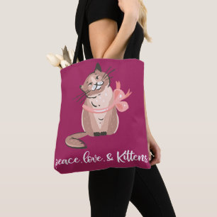 Liebe, Kätzchen Niedlich Rasberry Girls Cat Lover