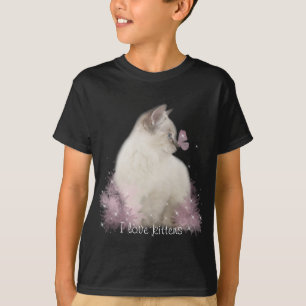 Liebe-Kätzchen-T - Shirt der Kind I