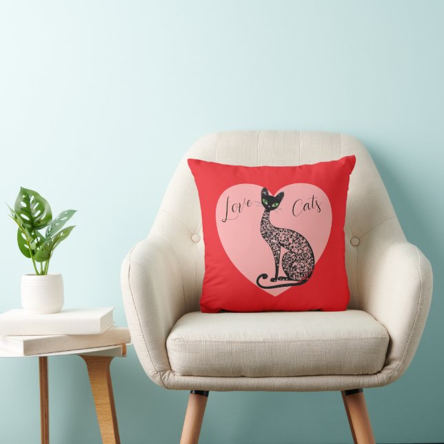 Liebe Katzen  Kissen (Stuhl )