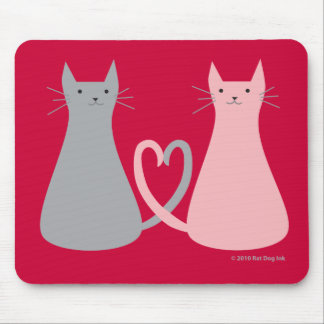 Liebe-Katzen-Mausunterlage Mousepad