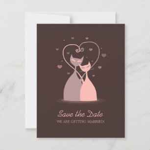 Liebe Katzen - Save the Date Ankündigung