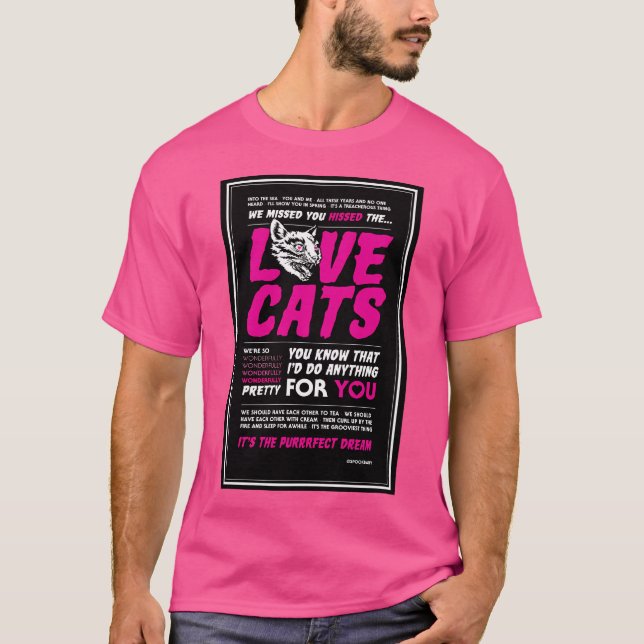 Liebe Katzen T-Shirt (Vorderseite)