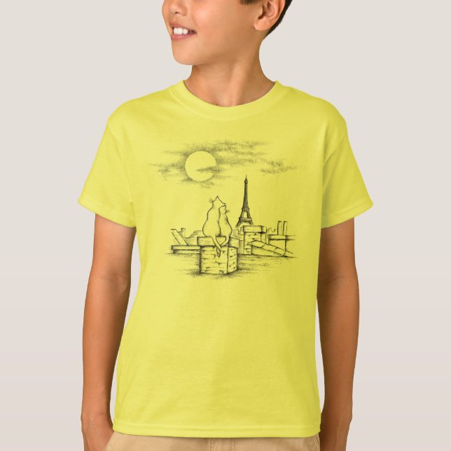 Liebe Katzen T-Shirt (Vorderseite)