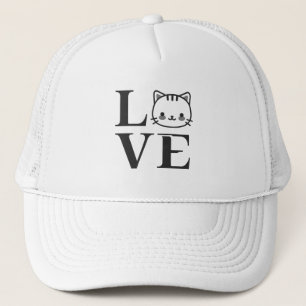 Liebe Katzen Truckerkappe