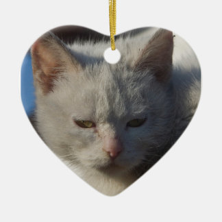 Liebe-Katzen-Verzierung Keramik Ornament