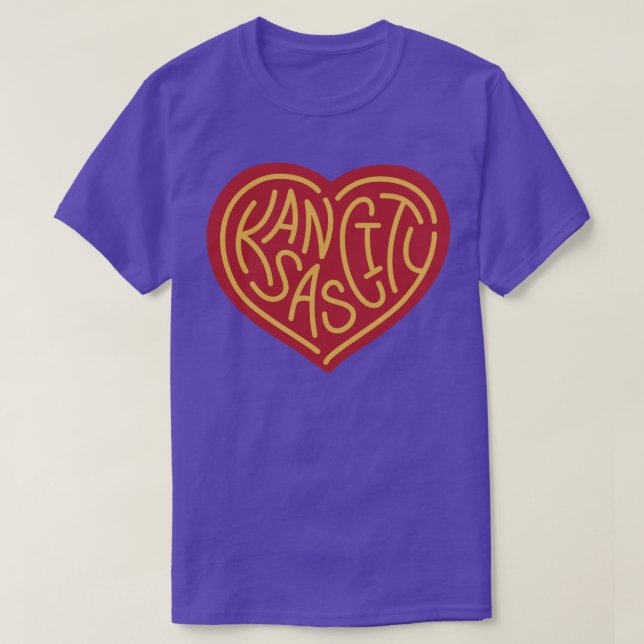 Liebe KC rot x gelb T-Shirt (Design vorne)