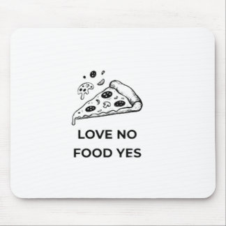 Liebe kein Essen ja Mousepad