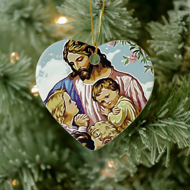 Liebe Keramik Ornament (Baum)