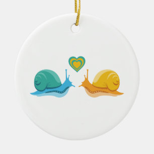 Liebe Keramik Ornament