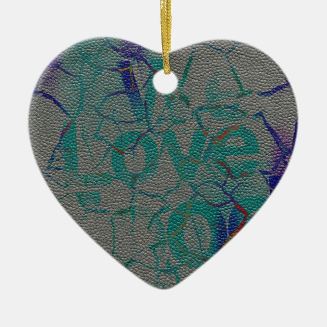 Liebe Keramikornament (Vorne)