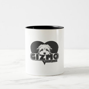 Liebe Kevin's Corner Mascot Maltipoo Puppy Gizmo Zweifarbige Tasse