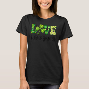 Liebe Kindergarten Kleeblatt St Patric T-Shirt