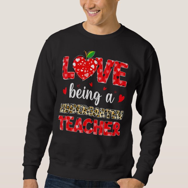 Liebe Kindergarten Lehrer Valentinstag 1 Sweatshirt (Vorderseite)