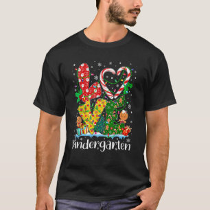 Liebe Kindergarten Lehrer Xmas Gingerbread Christm T-Shirt