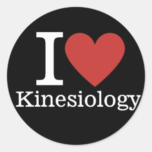 ❤️ Liebe Kinesiologie für Studierende/Fakultät Runder Aufkleber