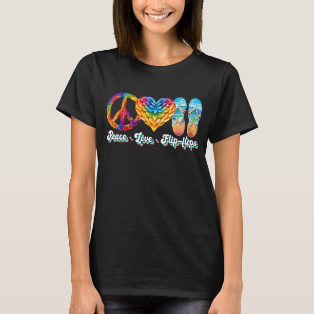 Liebe kippt Flops T-Shirt (Vorderseite)