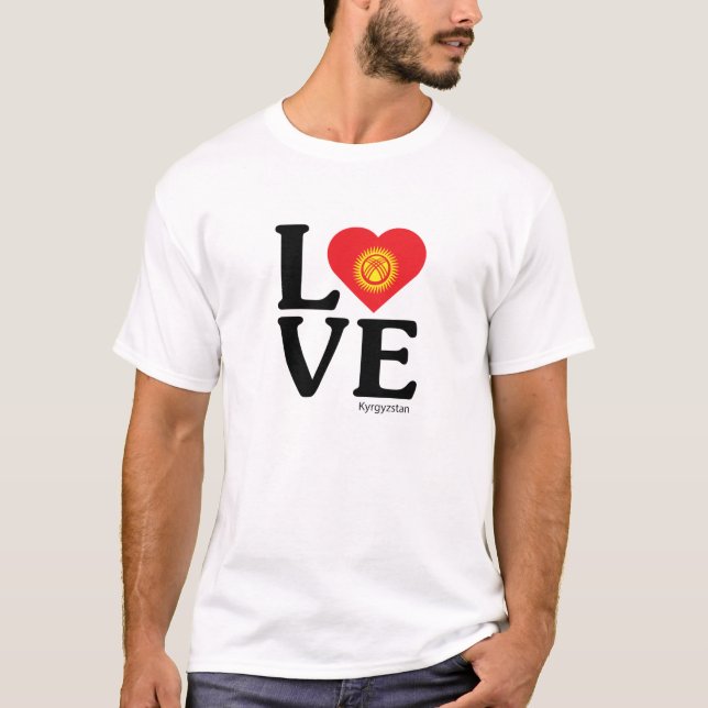 Liebe Kirgisistan T-Shirt (Vorderseite)