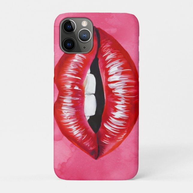 Liebe Kiss Case-Mate iPhone Hülle (Rückseite)