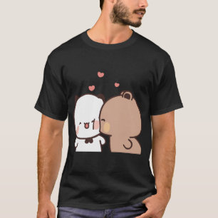 Liebe Kiss von Dudu Bear zu Bubu Pandaâ benuzter T-Shirt