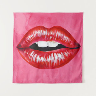 Liebe Kiss Wandteppich