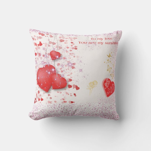 Liebe Kissen für meine Geliebten (Vorderseite)