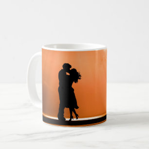 Liebe & Kisses White Coffee Tasse