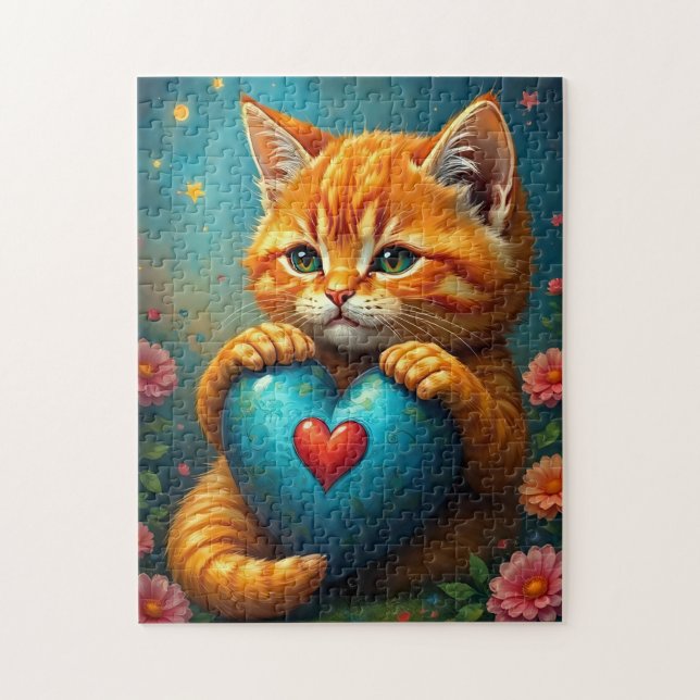 Liebe Kitty Puzzle (Vertikal)