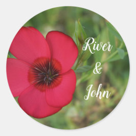 Liebe Klassischer Rundaufkleber Runder Aufkleber