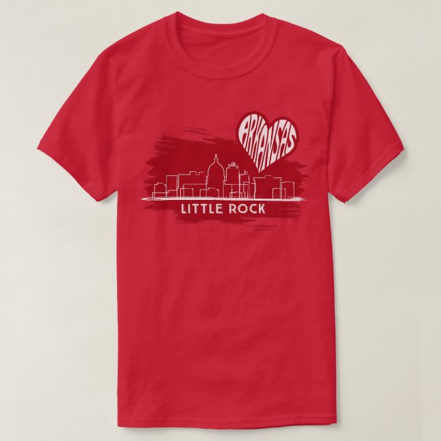LIEBE KLEIN ROCK ARKANSAS T-Shirt (Design vorne)