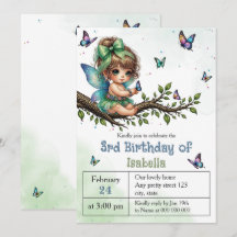 Liebe kleine Feen-Geburtstag