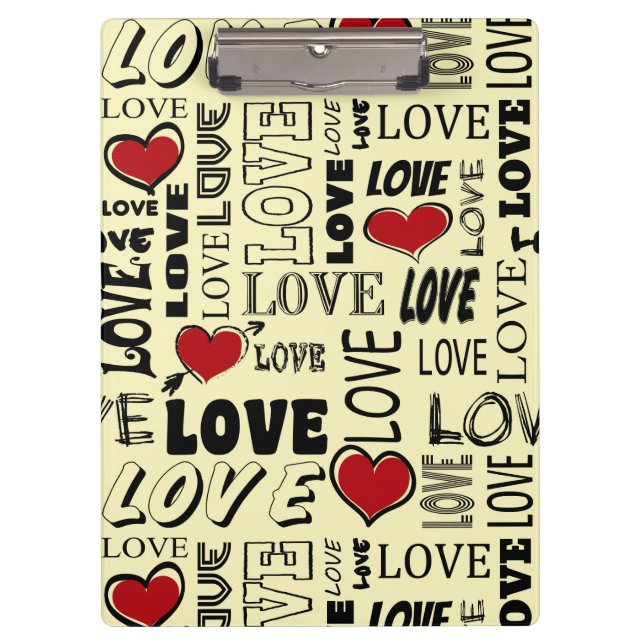 Liebe Klemmbrett (Vorderseite)