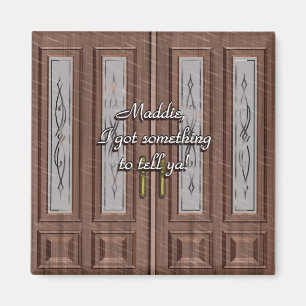 Liebe klopft an der Frontklappe Magnet