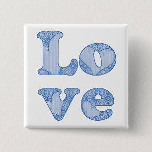 Liebe - Knopf Button