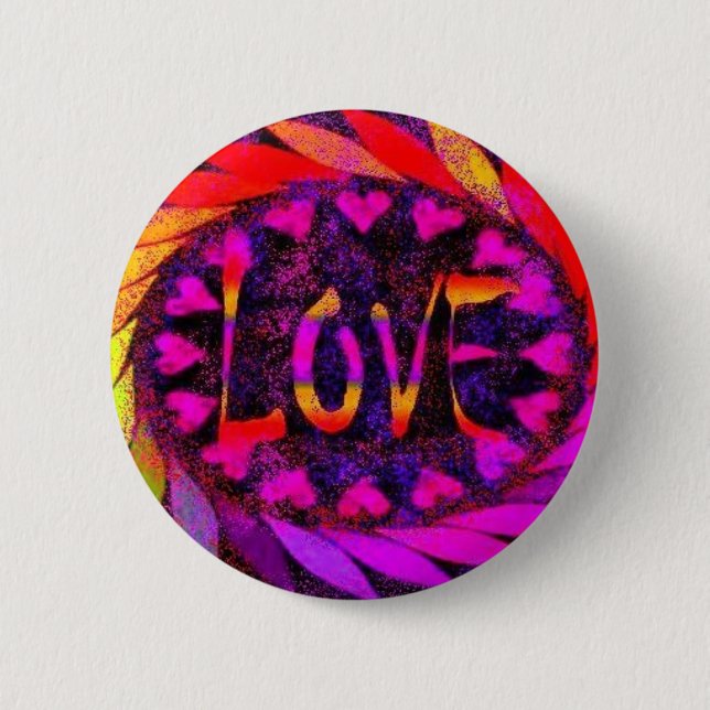 Liebe-Knopf Button (Vorderseite)
