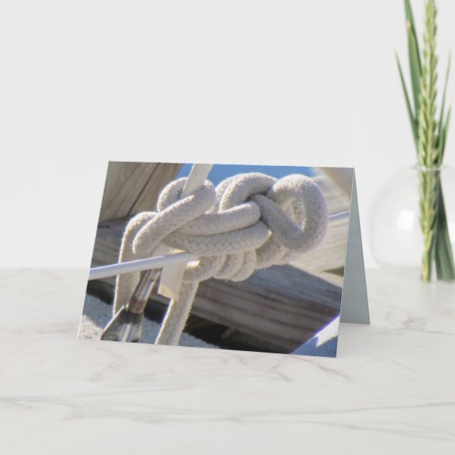 Liebe Knoten Valentinkarte Feiertagskarte (Vorderseite)