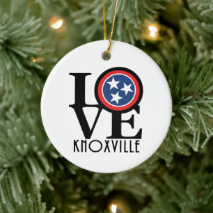 LIEBE Knoxville Tennessee Keramik Ornament