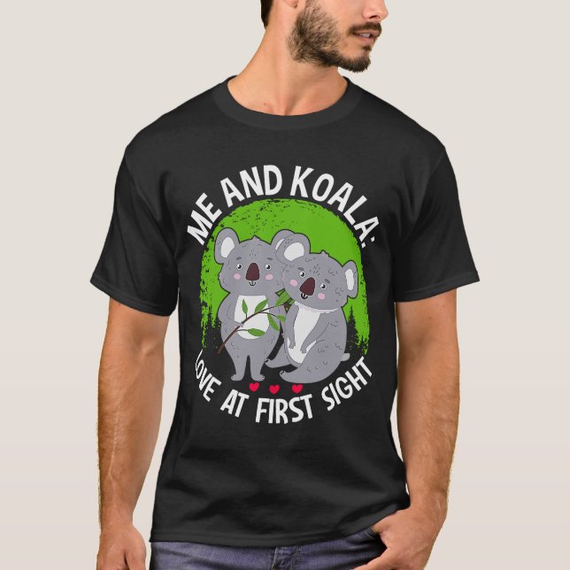 Liebe Koala auf den ersten Blick 1 T-Shirt (Vorderseite)