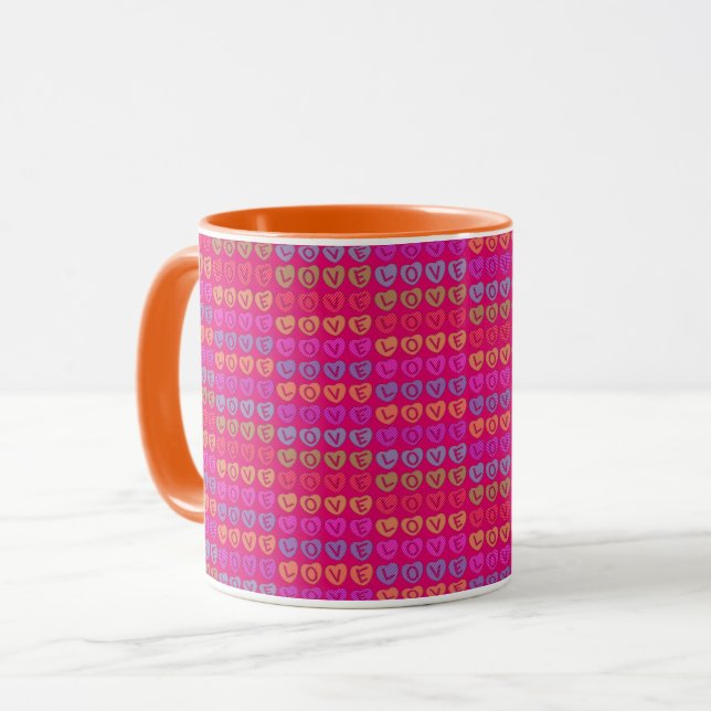 LIEBE kombinierte Tasse (Vorderseite Links)
